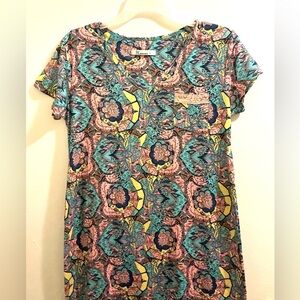 Vibrant Multi Colored Relaxed Night-Tee / Night gown/ Pajama/Loungewear